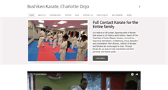 Desktop Screenshot of charlotteoyamakarate.com